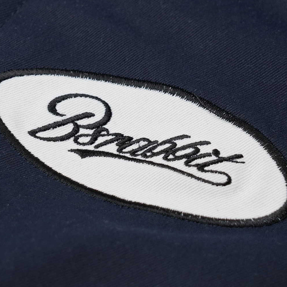 BSRABBIT TRIPPY RB VARSITY JACKET NAVY BSR2425FWJK040