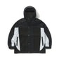 BSRABBIT UNUSUAL HOODED JACKET BLACK BSR2425FWJK074