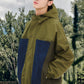 BSRABBIT UNUSUAL HOODED JACKET KHAKI BSR2425FWJK073