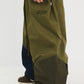 BSRABBIT UNUSUAL SUPER WIDE VENTILATION PANTS KHAKI BSR2425FWPT068