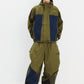 BSRABBIT UNUSUAL SUPER WIDE VENTILATION PANTS KHAKI BSR2425FWPT068