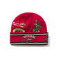 BSRABBIT VARIETY PATCH BEANIE RED BSR2425FWBN012