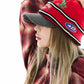 BSRABBIT VARIETY PATCH BEANIE RED BSR2425FWBN012