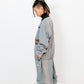 BSRABBIT VARIETY PATCH SNAP JACKET ASH BLUE BSR2425FWJK093