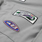 BSRABBIT VARIETY PATCH SNAP JACKET ASH BLUE BSR2425FWJK093