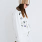 BSRABBIT VARIETY PATCH SNAP JACKET WHITE BSR2425FWJK091