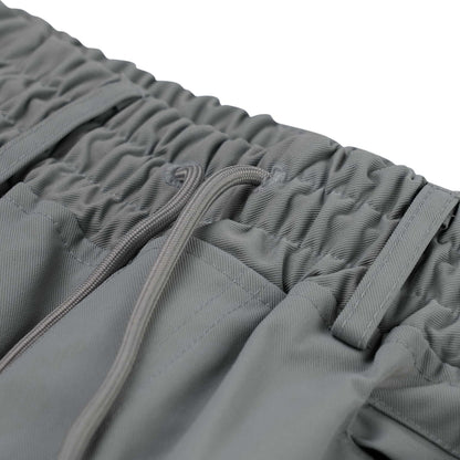 BSRABBIT VARIETY PATCH SUPER WIDE VENTILATION PANTS ASH BLUE BSR2425FWPT059