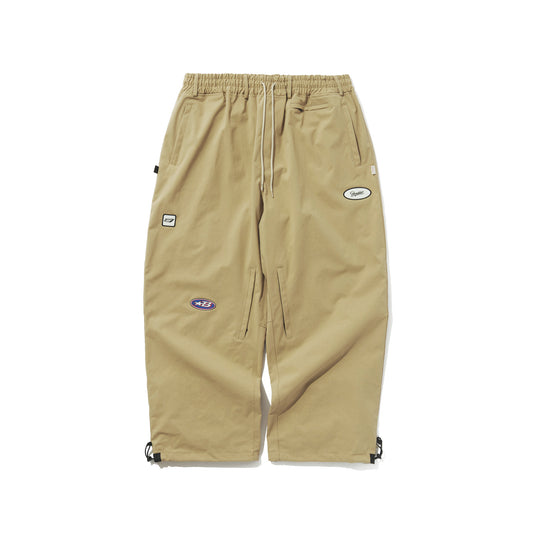 BSRABBIT VARIETY PATCH SUPER WIDE VENTILATION PANTS BEIGE BSR2425FWPT058