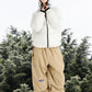 BSRABBIT VARIETY PATCH SUPER WIDE VENTILATION PANTS BEIGE BSR2425FWPT058