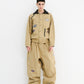 BSRABBIT VARIETY PATCH SUPER WIDE VENTILATION PANTS BEIGE BSR2425FWPT058