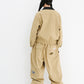 BSRABBIT VARIETY PATCH SUPER WIDE VENTILATION PANTS BEIGE BSR2425FWPT058