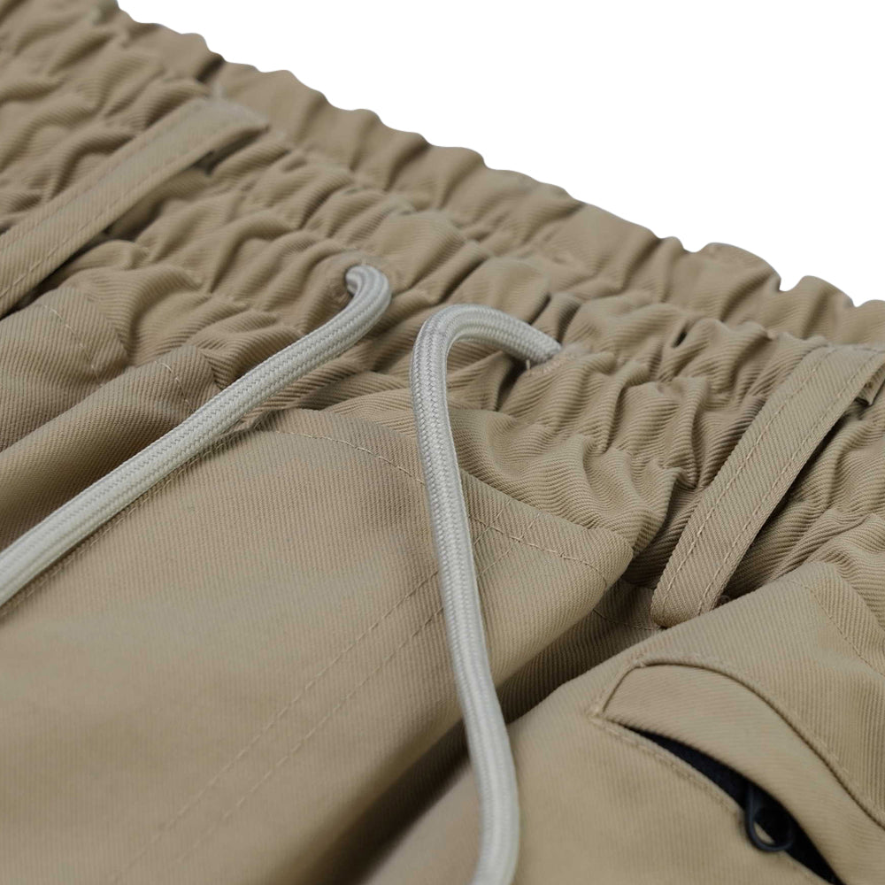 BSRABBIT VARIETY PATCH SUPER WIDE VENTILATION PANTS BEIGE BSR2425FWPT058