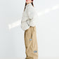 BSRABBIT VARIETY PATCH SUPER WIDE VENTILATION PANTS BEIGE BSR2425FWPT058