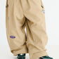 BSRABBIT VARIETY PATCH SUPER WIDE VENTILATION PANTS BEIGE BSR2425FWPT058