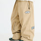 BSRABBIT VARIETY PATCH SUPER WIDE VENTILATION PANTS BEIGE BSR2425FWPT058