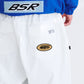 BSRABBIT VARIETY PATCH SUPER WIDE VENTILATION PANTS WHITE BSR2425FWPT057