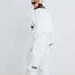 BSRABBIT VARIETY PATCH SUPER WIDE VENTILATION PANTS WHITE BSR2425FWPT057