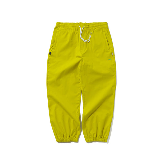 BSRABBIT  WORK 3L SUPER WIDE JOGGER PANTS LIME BSR2425FWPT075