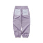 BSRABBIT  WORK 3L SUPER WIDE JOGGER PANTS PURPLE BSR2425FWPT077