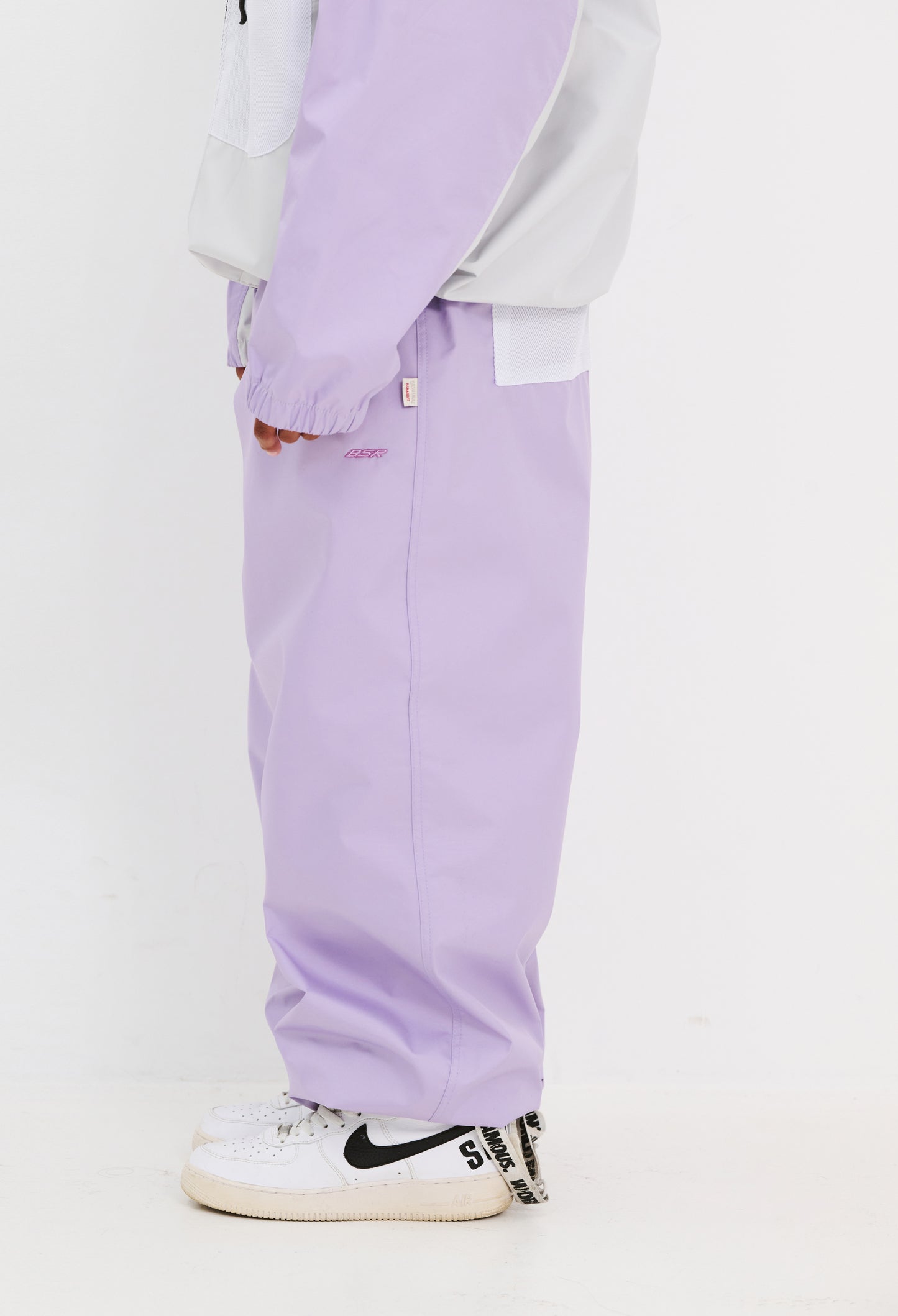 BSRABBIT  WORK 3L SUPER WIDE JOGGER PANTS PURPLE BSR2425FWPT077