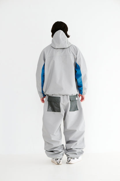 BSRABBIT WORK MESH BOX 3L HOODED JACKET CEMENT BSR2425FWJK099