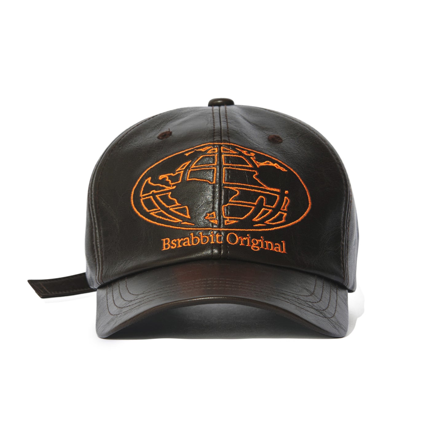 BSRABBIT WORLDWIDE CAP VINTAGE LEATHER BROWN BSR2425FWCP042