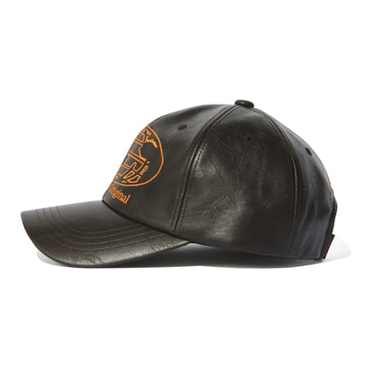 BSRABBIT WORLDWIDE CAP VINTAGE LEATHER BROWN BSR2425FWCP042